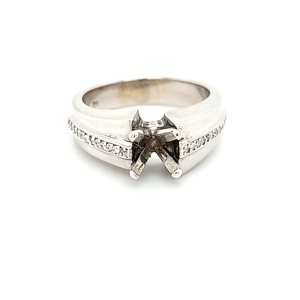 Picture of White Gold Diamond Semi Mount
