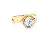 Picture of Two Tone Swirled Diamond Semi Mount