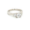 Picture of White Gold Three Stone Diamond Semi Mount