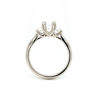 Picture of White Gold Three Stone Diamond Semi Mount