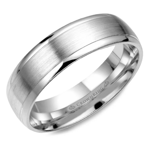 Picture of Brushed Finish Center Men's Wedding Band